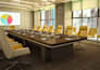 do 3d office interior design, conference room, commercial workspace, break room